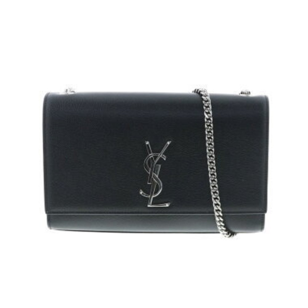 Saint Laurent Leather Paris Chain Shoulder Bag